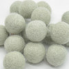 100% Wool Felt Balls - 2cm - Misty Grey - 20 Count / 100 Count