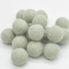 100% Wool Felt Balls - 2cm - Misty Grey - 20 Count / 100 Count