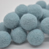 100% Wool Felt Balls - 2cm - Dusky Blue - 20 Count / 100 Count