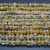 Heat Treated Citrine Irregular Gemstone SMOOTH Rondelle Spacer Beads - 5-7mm, 7-9mm sizes - 13'' Strand