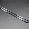 Multi-Colour Sapphire Semi-Precious Gemstone Irregular FACETED Rondelle Beads - 4mm x 2mm - 16'' Strand