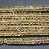 Citrine Semi-precious Gemstone Irregular Faceted Rondelle Beads - 6mm x 3mm-4mm - 16'' Strand