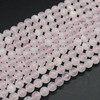 Natural Pink Mangano Calcite Semi-Precious Gemstone Round Beads - 6mm, 8mm, 10mm Sizes - 14" strand