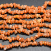 Natural Red Aventurine Semi-precious Gemstone Chips Nuggets Beads - 5mm - 8mm, 32'' Strand