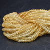 Mixed Citrine Semi-precious Gemstone Irregular Faceted Rondelle Beads - 4mm x 3mm - 13.5'' Strand