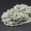 Natural Grade A Multi-Colour Amazonite Semi-Precious Gemstone Round Beads - 3mm - 14" strand