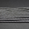 Silver Hematite Round Beads - 4mm, 6mm, 8mm, 10mm - Non-Magnetic - 15'' Strand