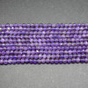 Amethyst Semi-precious Gemstone FACETED Round Beads - 3mm - 15'' Strand