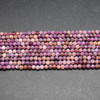 Mixed Ruby Semi-precious Gemstone FACETED Round Beads - 3mm - 15'' Strand