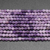 Mixed Amethyst  Semi-precious Gemstone FACETED Round Beads - 2.5mm - 15'' Strand