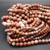 Natural Landscape Jasper Semi-Precious Crystal Gemstone Round Beads - 4mm, 6mm, 8mm, 10mm sizes - 14" strand