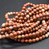 Natural Landscape Jasper Semi-Precious Crystal Gemstone Round Beads - 4mm, 6mm, 8mm, 10mm sizes - 15'' Strand