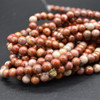 Natural Landscape Jasper Semi-Precious Crystal Gemstone Round Beads - 4mm, 6mm, 8mm, 10mm sizes - 15'' Strand