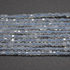 Natural Topaz Semi-precious Gemstone Faceted Cube Beads - 2mm - 2.2mm - 15'' Strand