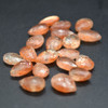 Natural Tanzania Sunstone Semi-precious Gemstone FACETED Teardrop Beads - 9mm x 6mm - 1 or 3 pairs