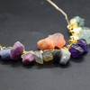 Natural Raw Semi-precious Gemstone Charm Beads, Pendants - Various Stones - 1, 2, 4 or 6 Count