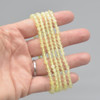 Natural New Jade Semi-Precious Round Gemstone Crystal Bracelet, Sample Strand - 4mm  - 1 Count - 7 - 7.5 inches