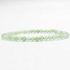 Natural Green Aventurine Semi-Precious Round Gemstone Crystal Bracelet, Sample Strand - 4mm  - 1 Count - 7 - 7.5 inches