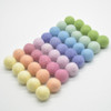 100% Wool Felt Balls - 2cm - 100 Count - Felt Balls - Assorted Confetti Mix