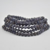 Natural Sapphire Semi-Precious FACETED Round Gemstone Crystal Bracelet, Sample Strand - 4mm  - 1 Count - 7.5 inches