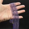 Grade A+ Natural Amethyst Semi-Precious Gemstone Faceted Round Beads - 2mm - 15'' Strand