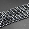 Terahertz Gemstone FACETED Round Beads - 3mm - 15'' Strand