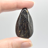 Natural Greenland Nuummite Semi-precious Gemstone Irregular Shaped Pendants - 1 Count - 6 Options - No Chain