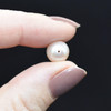 High Quality Natural Freshwater Rice Pearl Beads for Earrings or Pendants - Pink/White - 10mm - 11mm x 8mm - 9mm - 1 Count - 2 Options