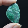 Natural Large Malachite with Chrysocolla Semi-precious Irregular Triangular Gemstone Cabochons  - 1 Count  - 10 Options