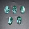 Natural Large Malachite with Chrysocolla Semi-precious Oval Gemstone Cabochons  - 1 Count  - 5 Options Lot 03