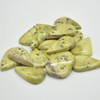 Natural Large Gaspeite Semi-precious Teardrop Gemstone Cabochons  - 1 Count  - 3 Options