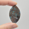 Natural Large Chrysocolla Semi-precious Marquise Gemstone Cabochons  - 1 Count  - 3 Options