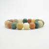Natural Bodhi Root Barrel Bead Bracelet/Sample Strand - Mala Prayer Beads - 10mm - Multi-Coloured