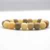 Natural Bodhi Root Barrel Bead Bracelet/Sample Strand - Mala Prayer Beads - 10mm - Multi-Coloured