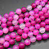 Grade B Pink Banded Agate Semi-precious Gemstone Round Beads - 10mm - 15'' Strand