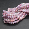Natural Pale Pink Tourmaline Semi-precious Gemstone FACETED Round Beads - 4mm -  15'' Strand