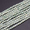 Natural Jadeite Semi-precious Gemstone Round Beads - 2mm - 15'' strand