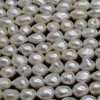 Natural Freshwater Baroque Nugget Pearl Beads - White - 10mm - 11mm x 9mm - 10mm - 14'' Strand