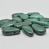 Natural Polished Malachite Crystal Tumble Stone / Pebble Pendant - 1 Count - 3cm - 4cm