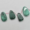 Natural Polished Malachite Crystal Tumble Stone / Pebble Pendant - 1 Count - 3cm - 4cm