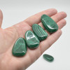 Natural Polished Malachite Crystal Tumble Stone / Pebble Pendant - 1 Count - 3cm - 4cm