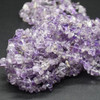 Natural Clear  Amethyst Semi-precious Gemstone Chips Nuggets Beads - 5mm - 8mm, 32'' Strand