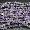 Natural Clear  Amethyst Semi-precious Gemstone Chips Nuggets Beads - 5mm - 8mm, 32'' Strand