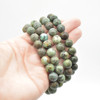 African Turquoise Semi-precious Gemstone Round Beads Sample strand - 10mm - 7.5 inches