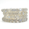 Blue Flash Grade AA Labradorite Semi-Precious Gemstone Round Beads / Sample Strand - 9.5mm - 7 inches