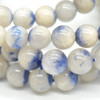 Dumortierite in Quartz Gemstone Round Bead Sample Strand - 7mm - 8mm - 7.5 inches