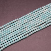 Natural Amazonite SMOOTH Round Semi-precious Gemstone Beads - 3mm - 15'' Strand
