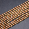Citrine SMOOTH Round Semi-precious Gemstone Beads - 3mm - 15'' Strand