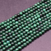 Natural Malachite SMOOTH Round Semi-precious Gemstone Beads - 3mm - 15'' Strand 