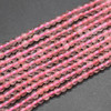 Natural Strawberry Quartz SMOOTH Round Semi-precious Gemstone Beads - 3mm - 15'' Strand 